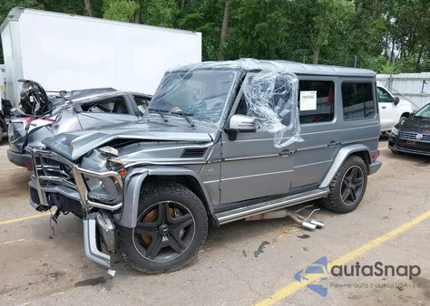 2016 Mercedes-Benz Amg G 63 4Matic из США, поврежденный, VIN WDCYC7DF8GX243391